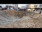 Tra gli sfollati a Gaza City, macerie e distruzione dopo i raid israeliani