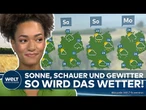 DER SOMMER MELDET SICH ZURÜCK: Regen und Sonne im Wechsel – so wird das Wetter in Deutschland!