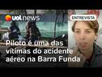 Avião cai na Barra Funda: Bombeiros confirmam morte de piloto e mais um ocupante da aeronave