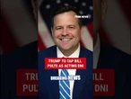 BREAKING: Trump names Tulsi Gabbard's replacement #short