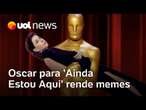 Memes do Oscar: público reage à conquista do filme 'Ainda Estou Aqui' nas redes sociais