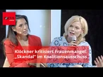 "Skandal": Bundestagspräsidentin Klöckner kritisiert Besetzung des Koalitionsausschusses