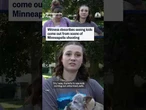 Witness describes seeing kids come out from scene of Minneapolis shooting