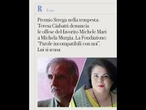 Premio Strega nella tempesta: Ciabatti denuncia le offese di Mari a Murgia