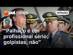 Moraes ofende circo ao compará-lo à trupe golpista, diz Sakamoto