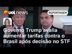 Governo Trump avalia aumentar tarifas contra o Brasil após Bolsonaro ser condenado no STF | Sanches