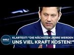 LARS KLINGBEIL: Klartext vom Finanzminister! "Die nächsten Jahre werden uns viel Kraft kosten!"