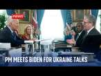 Sir Keir Starmer meets Joe Biden in Washington to discuss support for Ukraine