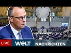 BÜRGERGELD: Kanzler Merz will Wohngeld kürzen! Staat könnte mehr sparen, als SPD angibt | WELT LIVE