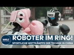 ROBOTER WETTKÄMPFE: Joggen auf der Mauer, Kämpfen im Ring – Humanoide Roboter zeigen, was geht