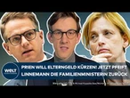 KRACH IN DER UNION: Prien liebäugelt mit Elterngeld-Kürzungen! Jetzt pfeift Linnemann sie zurück