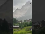Una frana si stacca dalla Croda Marcora sulle Dolomiti Bellunesi