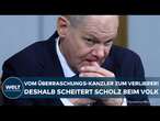 OLAF SCHOLZ: Nach Vertrauensfrage - Wegen diesen Themen verliert der Kanzler auch beim Volk