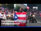 New York: de jeunes portoricains réclament l'indépendance de leur île lors d'une grande parade