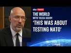 In full: Ukraine's defence minister Denys Shmyhal talks to Sky News
