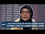 VERDI STREIK AM FLUGHAFEN: Hamburger Flugbetrieb versinkt im Chaos! Kein Flieger hebt ab