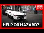 Are delivery robots more of a help or hazard? | BBC News