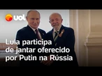 Lula e Janja se reunem com Putin às vésperas de feriado soviético, na Rússia; veja vídeo