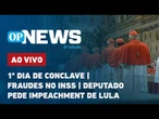 CONCLAVE AO VIVO: 1ª fumaça que pode revelar novo papa sai nesta quarta; acompanhe em tempo real