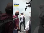 Mexico City police teargas teachers' protest 10 days before World Cup