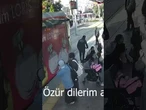 WATCH: Security guard saves woman from being hit by an oncoming tram #shorts #world #turkey #heroic