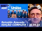 Reinaldo Azevedo ao vivo: fraude no INSS, falas de Lupi, federação PP-União Brasil e mais notícias
