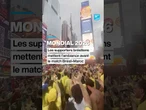 Mondial 2026 : les supporters brésiliens animent Time Square à New York
