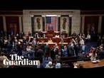 Cheers as US House passes resolution on Trump's Iran war powers