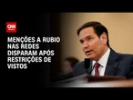 Secretário dos EUA ganha destaque no X por falas sobre vistos | CNN 360º