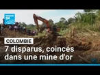 Opération de secours en Colombie : 7 mineurs coincés dans une mine d'or • FRANCE 24
