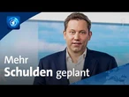 Finanzminister Klingbeil stellt Haushaltsentwurf 2027 vor: 555 Milliarden Euro