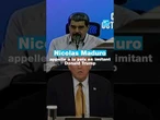 Nicolas Maduro appelle à la paix en imitant Donald Trump • FRANCE 24
