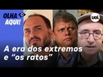 Reinaldo: Ao associar governadores de oposição a ratos, Carlos e Eduardo expõem leitura extremista