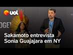 Leonardo Sakamoto entrevista Sonia Guajajara em NY