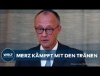DIE STIMME BRICHT: Tränen eines Kanzlers – Merz bei Synagogen-Eröffnung extrem emotional