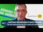 Republik21-Gründer Rödder: „Grüne bemühen Fake News, um die Meinungsvielfalt einzuschränken“