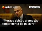 Moraes, como ministro do STF, poderia ter sido mais contido ao falar de Trump, diz professor