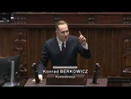 Berkowicz nie zostawia suchej nitki na rządzie: chcecie siać propagandę i szczuć na przeciwników!