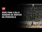Número de mortos após terremotos na Venezuela sobe para 3.811 | CNN NOVO DIA