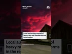 Red skies seen over Russian resort town ahead of severe weather