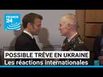 Possible trêve en Ukraine : les réactions internationales • FRANCE 24