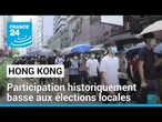 A Hong Kong, participation historiquement basse aux élections locales sans opposition • FRANCE 24