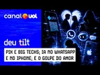 O match entre Pix e big techs; agentes de IA no WhatsApp; a nova IA do iPhone; golpe do falso amor