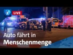 Am Rande des CSD in Berlin: Auto fährt in Menschenmenge