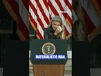 Erika Kirk: Mr. President, you have given him the best birthday gift he could ever have #shorts #us