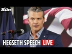 LIVE: Pete Hegseth delivers speech at US Military Academy Graduation