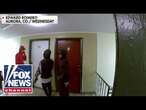 Terrifying video shows armed suspects in apartment complex