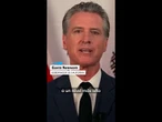 GAVIN NEWSOM lanza mensaje contra DONALD TRUMP sobre protestas en LOS ÁNGELES #shorts