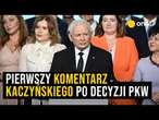 Konferencja prasowa Jarosława Kaczyńskiego i Mariusza Błaszczaka