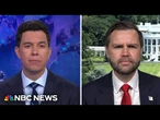 Vice President Vance speaks out after announcement of Iran deal